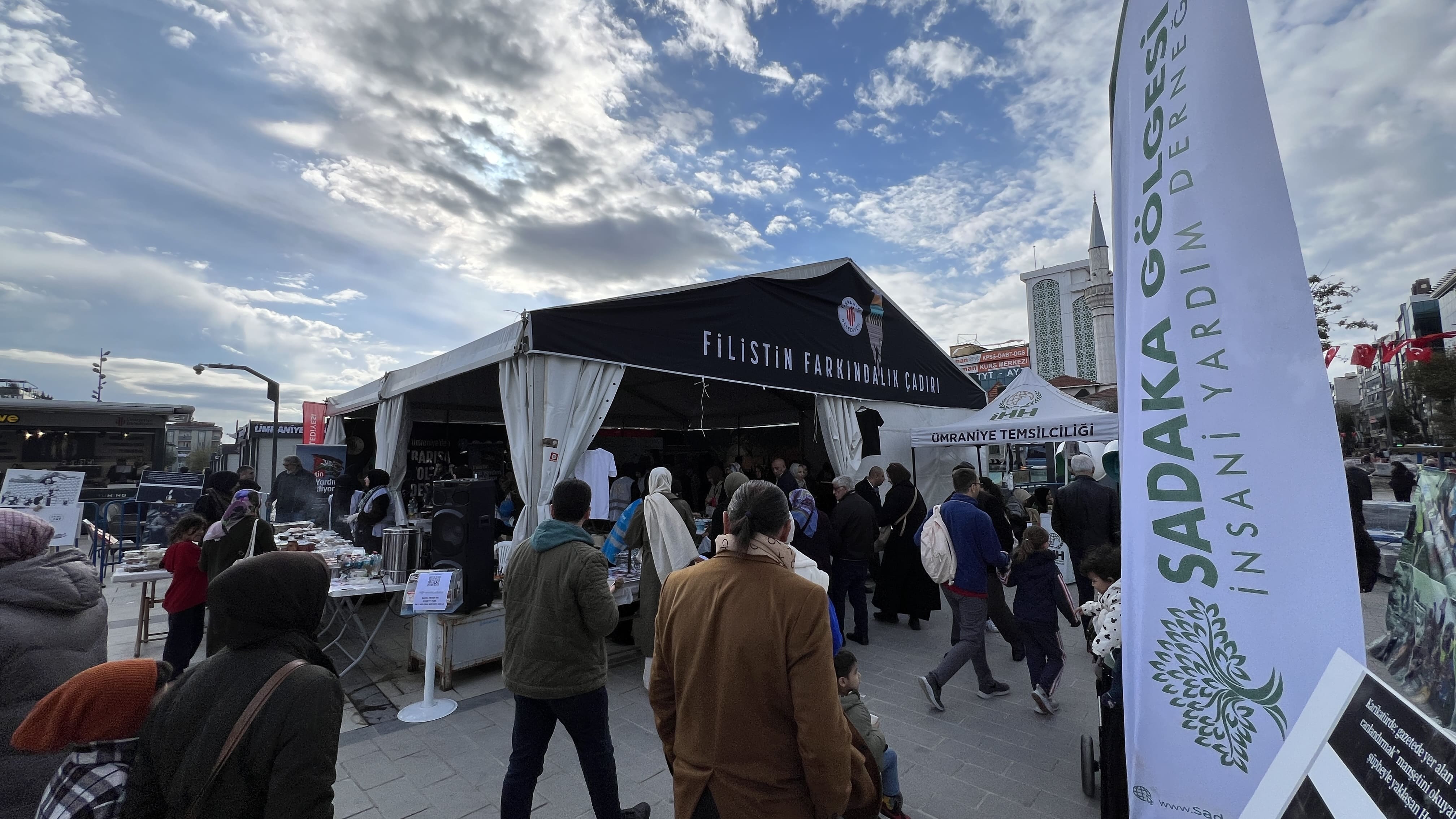 Ümraniye Çarşı'da Filistin Farkındalık Kermesimiz